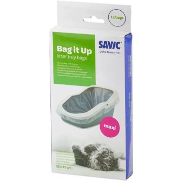 Плик за котешка постелка  Savic Jumbo  12 бр. макс.55 х 43см - подходящ за  Oval Jumbo, Nestor, Aseo, Figaro