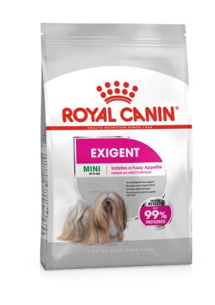 Royal Canin  MINI EXIGENT - Пълноценна суха храна за капризен апетит при кучета от дребни породи над 10 месеца