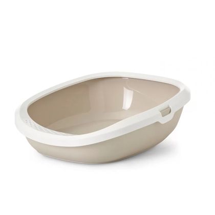 Savic котешка тоалетна  Gizmo L  52 х 39.5 х 15 см, синьо с бял борд