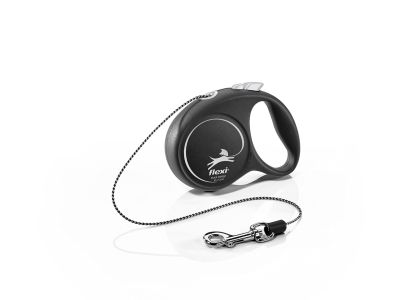 Автоматичен повод  flexi Black Design XS  - 3м въже, до 8кг