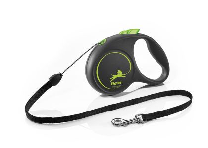 Автоматичен повод  flexi Black Design S  - 5м въже, до 12кг