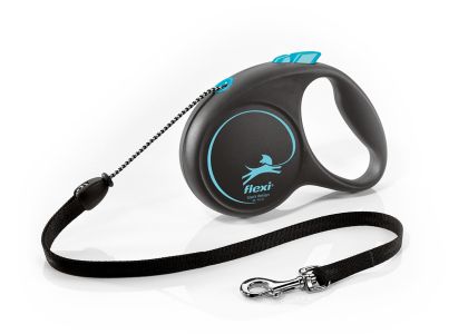 Автоматичен повод  flexi Black Design М  - 5м въже, до 20кг