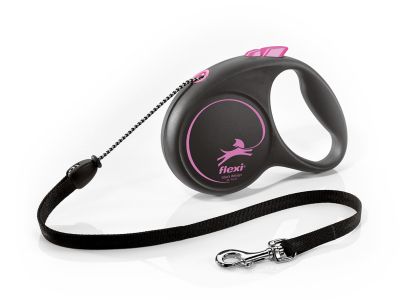 Автоматичен повод  flexi Black Design М  - 5м въже, до 20кг
