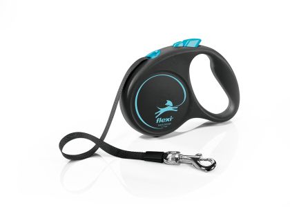 Автоматичен повод  flexi Black Design S  - 5м лента, до 15кг