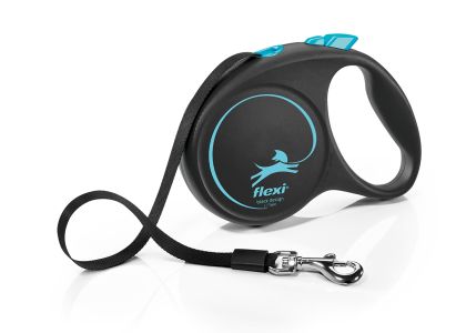 Автоматичен повод  flexi Black Design L  - 5м лента, до 50кг