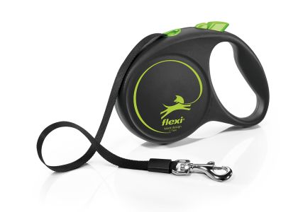 Автоматичен повод  flexi Black Design L  - 5м лента, до 50кг