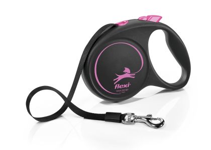 Автоматичен повод  flexi Black Design L  - 5м лента, до 50кг
