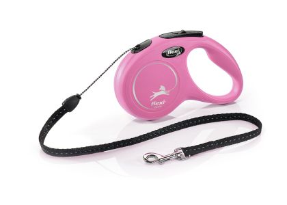 Автоматичн повод  flexi New Classic Small  - 5м въже, до 12кг 