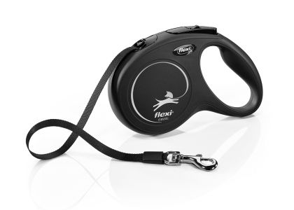Автоматичен повод  flexi New Classic Medium -  5м лента, до 25 кг 