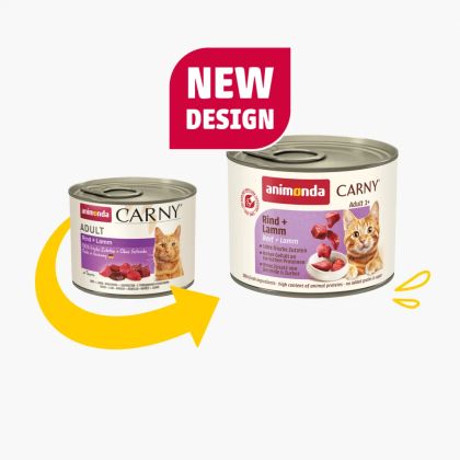 Carny Adult 200 гр - говеждо + агне за израснали котки