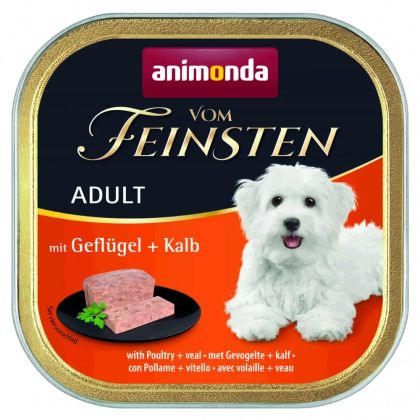 Vom Feinsten Classic 150g - пастет с  птиче + телешко за изрснали кучета