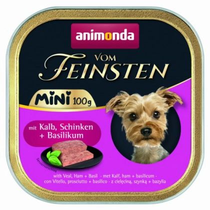 Vom Feinsten Mini Dog 100гр - пастет за дребни породи кучета с телешко, шунка и босилек