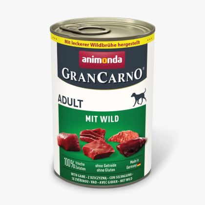 GranCarno®  Adult - говеждо + дивеч за израснали кучета