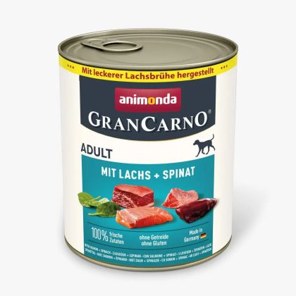 GranCarno®  Adult - сьомга и спанак за израснали кучета