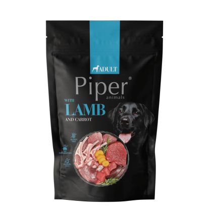 Piper Adult 500гр - пауч за кучета с агне, морков и кафяв ориз
