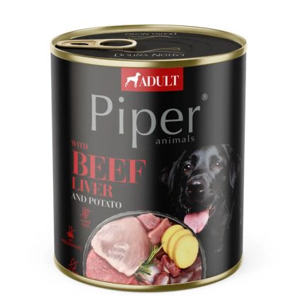 Piper® Adult 800гр - с телешки дроб с картофи