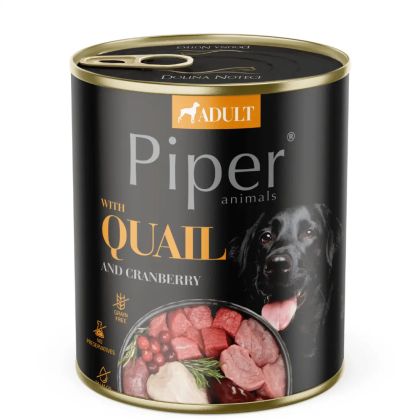 Piper® Adult 800гр - с пъдпъдък и боровинки
