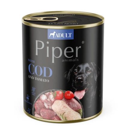 Piper® Adult 800гр - с треска и домати