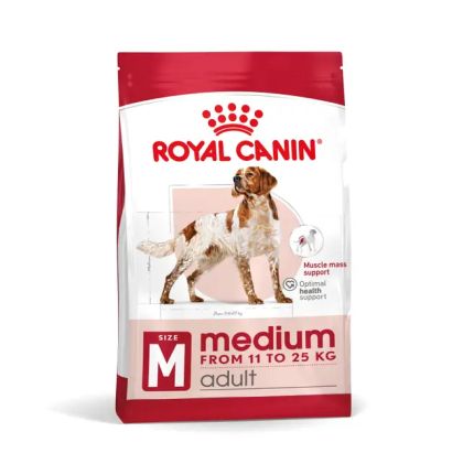 Royal Canin  MEDIUM ADULT - Пълноценна суха храна за кучета от средни породи от 1 до 7 години