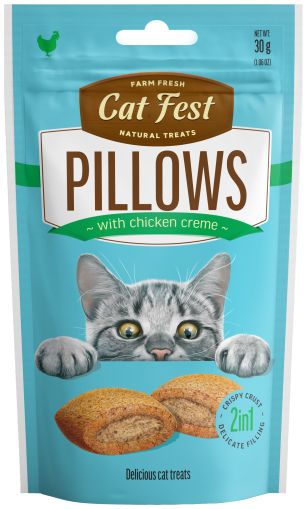 Cat Fest Котешки възглавнички с пълнеж с пиле 30гр
