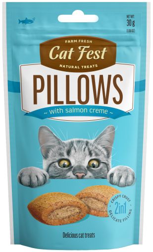 Cat Fest Котешки възглавнички с пълнеж от сьомга 30гр