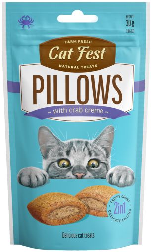 Cat Fest Котешки възглавнички с пълнеж от раци 30гр