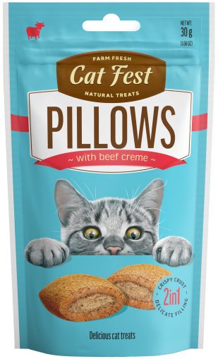 Cat Fest Котешки възглавнички с пълнеж от говеждо 30гр