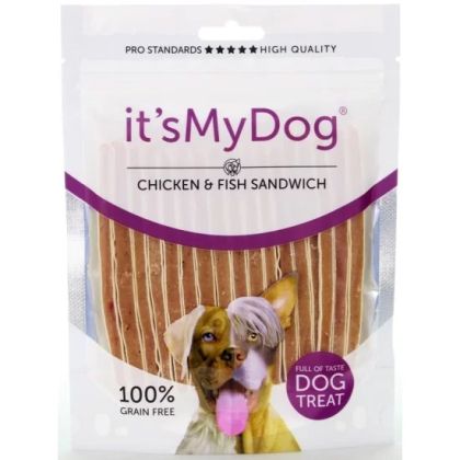 It's My Dog Chicken & Fish Sandwich Grain Free -  ленти пиле и риба 85гр, без зърно
