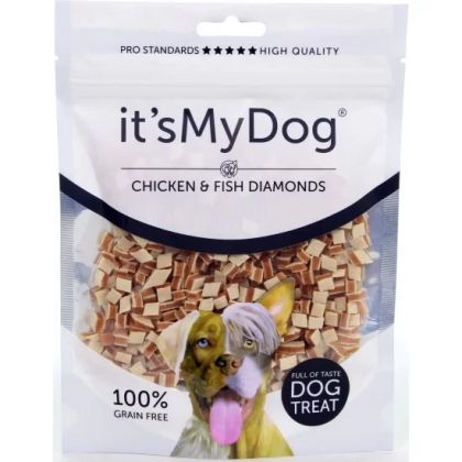 It's My Dog Chicken & Fish Diamands Grain Free -  пиле и риба диамант 85гр, без зърно