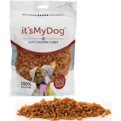 It's My Dog Chicken Soft Cubes Grain Free -  меки кубчета    пилешко 85гр, без зърно