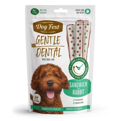 Dog Fest дентален Сандвич със заешко за кучета от 10 до 20 кг.