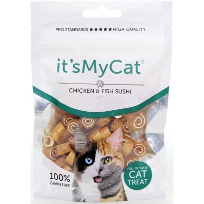 It's My Cat Suchi Chicken & Fish Grain Free - суши пиле и риба 50гр, без зърно