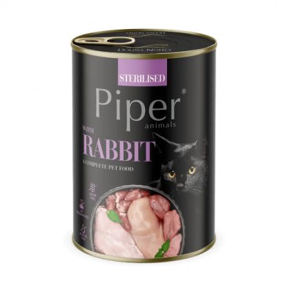 Piper® Cat 400гр - за кастрирани котки със заешко