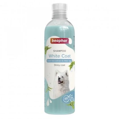 Beaphar Shampoo White Coat - шампоан с алое вера за бяла козина 250мл 