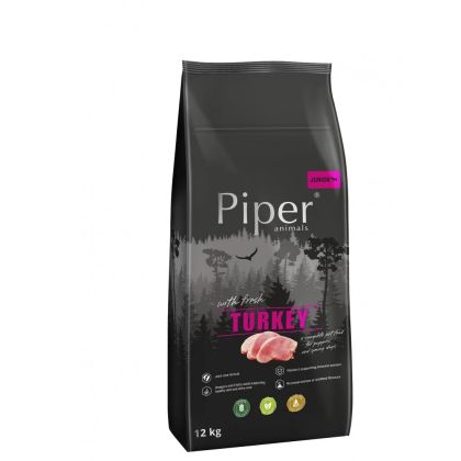Piper Super Premium Junior Turkey 12кг -  гр.храна за подрастващи кученца с прясно пуешко месо