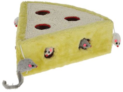 Kerbl - Sisal Toy Cheesy - Играчка сирене 28 / 28 / 10см