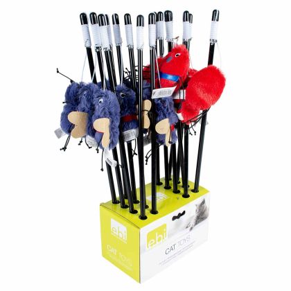 EBI - Cat fishing rod gringo 2 spider & fly - Въдица за котки Паяк и Муха 40см