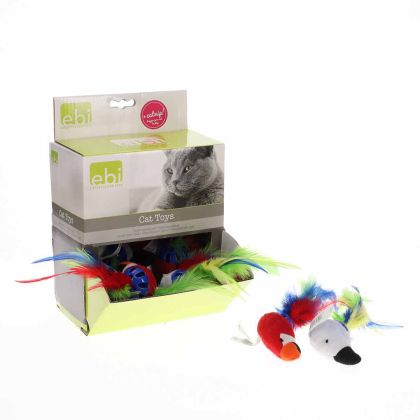 EBI - Shortplush plastic ball - главичка с опашка