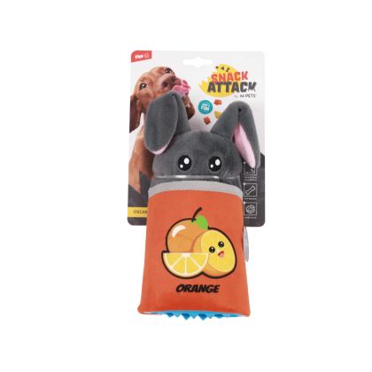 M-pets Dog Toy Oscar - Играчка за куче портокал Оскар за лакомства с уши