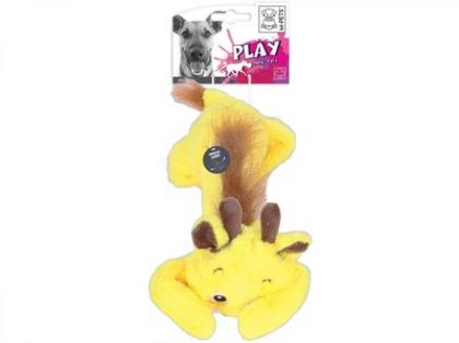 M-Pets - Dog Toy Ross - Дълга плюшена играчка  Рос розова, 36 см