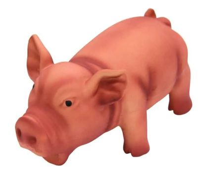 Kerbl - Pig - Играчка Прасе грухтящо 15 см. - розово / сиво