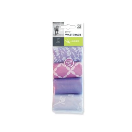 M-Pets - Dog Waste Bags - Ароматизирани пликчета 4 х 15 бр лавандула