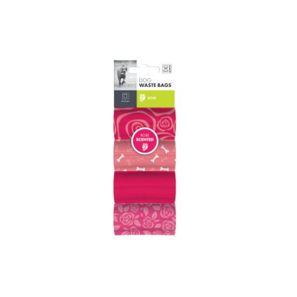 M-Pets - Dog Waste Bags - Ароматизирани пликчета 8 х 15 бр роза