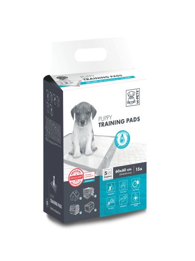 M-Pets - Puppy Training Pads - памперси за постилане за куче с гел 60 / 60 см 15бр