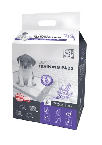 M-Pets Lavender Puppy Training Pads - Памперси за постилане с аромат на лавандула 90 х 60 см / 30 бр
