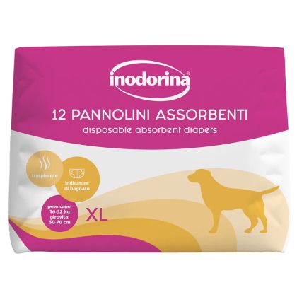 Inodorina pannolini  Памперси тип гащички, XL 16-32 кг, 50-70 см, 12 бр