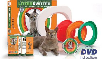 Litter Kwitter - Cat Toalet Training System - система за обучение на котки за ползване на човешка тоалетна