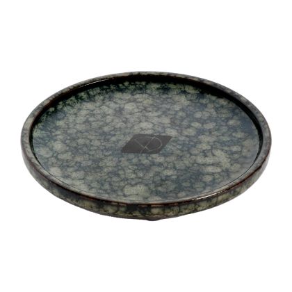 Jasper плоска пясъчна купа, 13 см