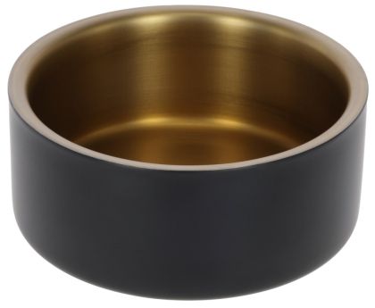 Stainless Steel Bowl Golden Двустенна стоманена купа 900 мл