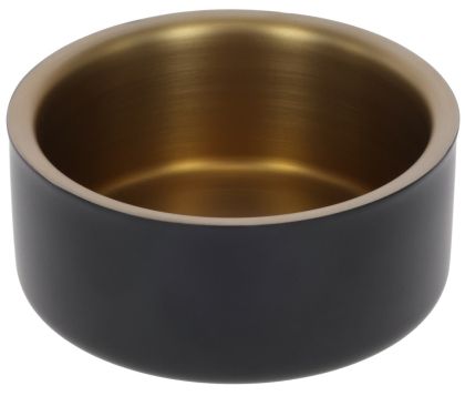 Stainless Steel Bowl Golden Двустенна стоманена купа 1800 мл